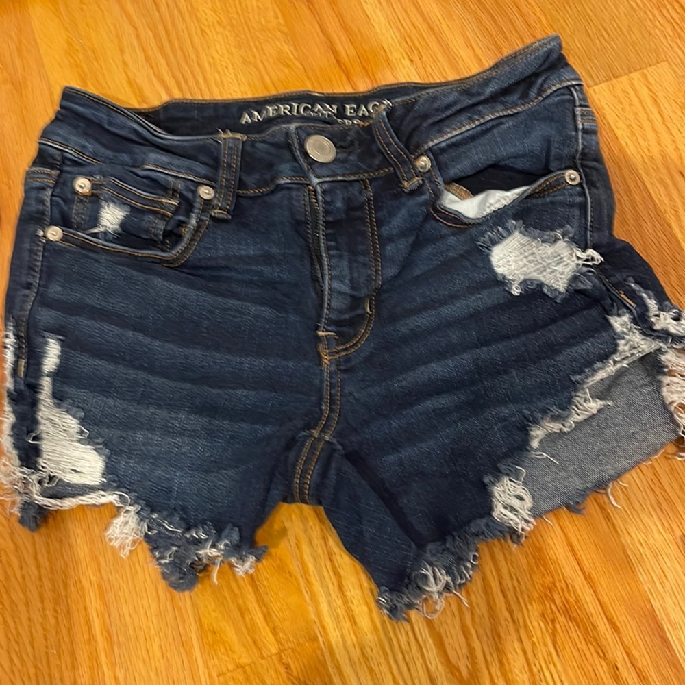 american eagle jean shorts